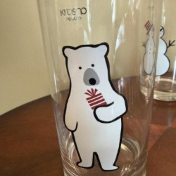 Crate and Barrel Winter Glassware - NIB - Picture 8 of 9